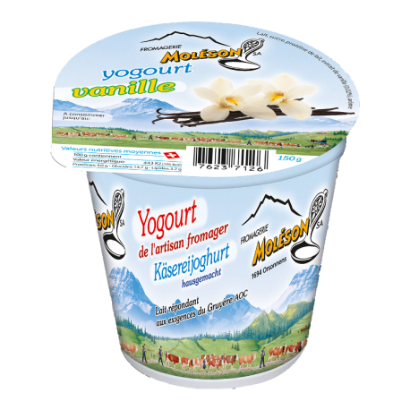 Yogourt au lait de Vache vanille (Fribourg)