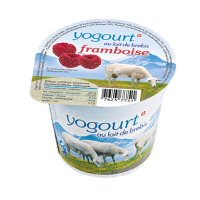 Yogourt au lait de Brebis framboise (Vaud)