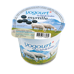 Yogourt au lait de Brebis myrtille (Vaud)