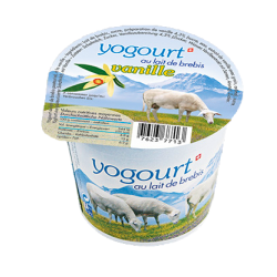 Yogourt au lait de Brebis vanille (Vaud)