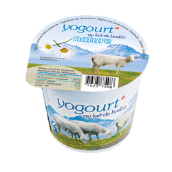 Yogourt au lait de Brebis nature (Vaud)